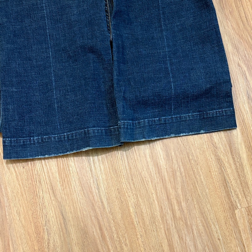 7 For All Mankind Dojo White Stitch Jeans Size 29 Inseam 33" - Picture 9 of 9